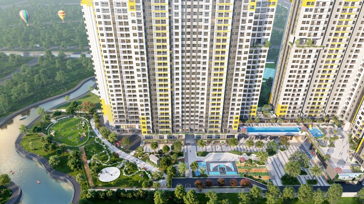 Phối cảnh Bcons NewSky