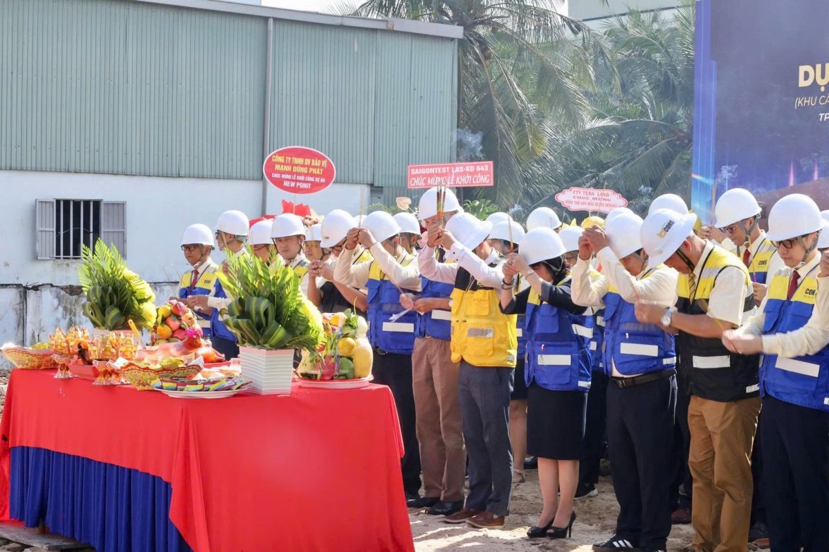 Hình ảnh thực tế tiến độ thi công dự án Bcons NewSky tháng 10/2025