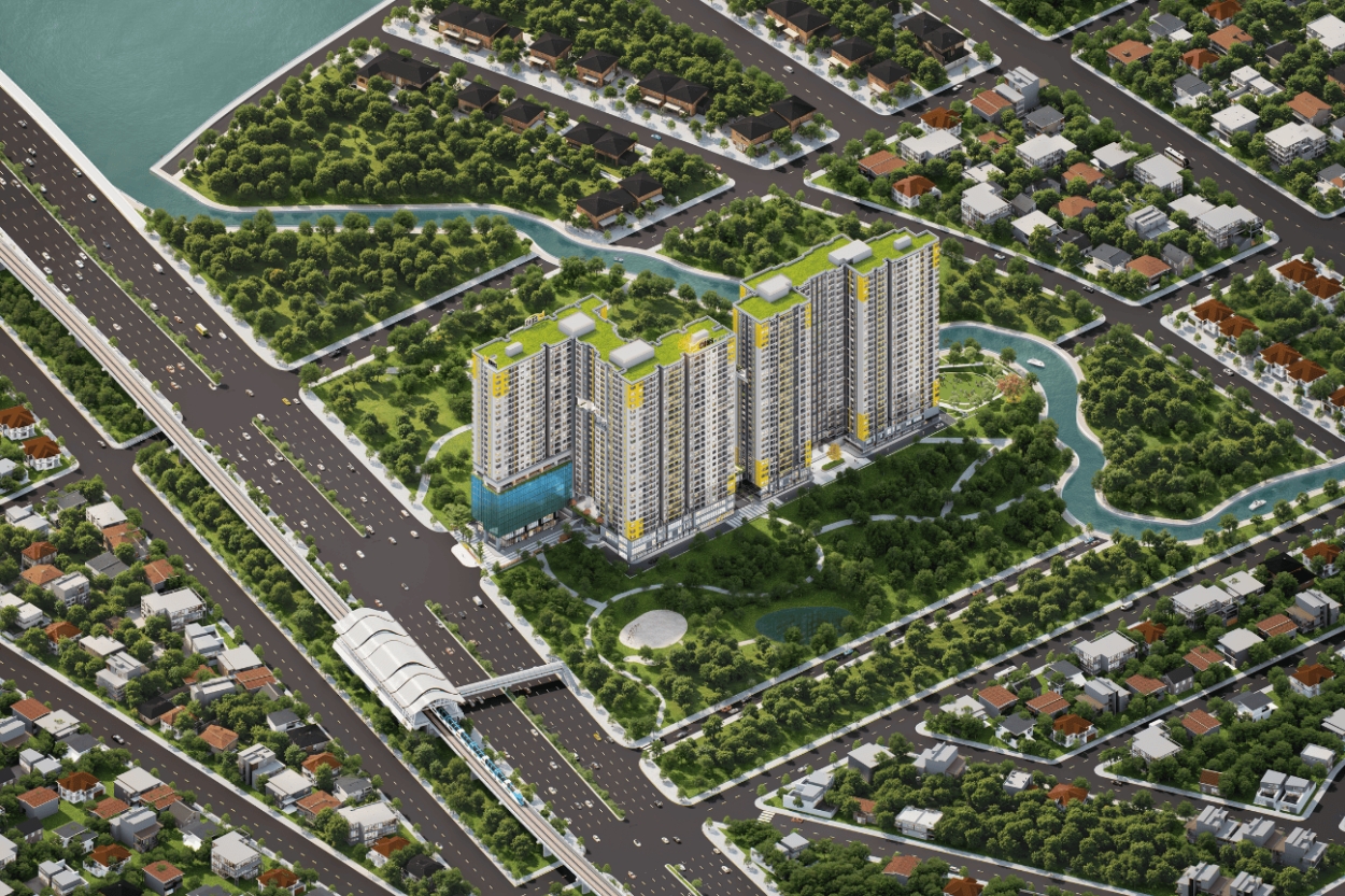 Bcons New Sky tọa lạc ngay mặt tiền Quốc lộ 13 mở rộng