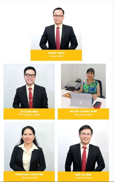 Đội ngũ nhân sự quản lý Tập đoàn Bcons