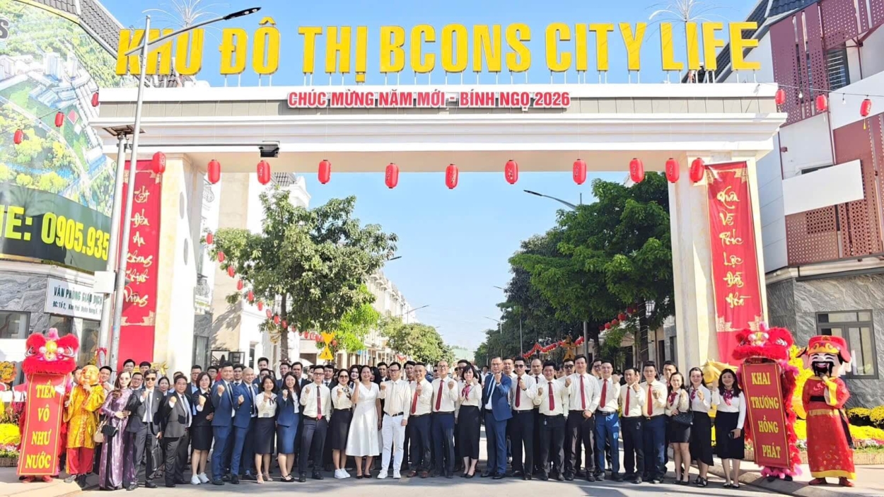 Thực tế khu đô thị Bcons City Life Tân Uyên