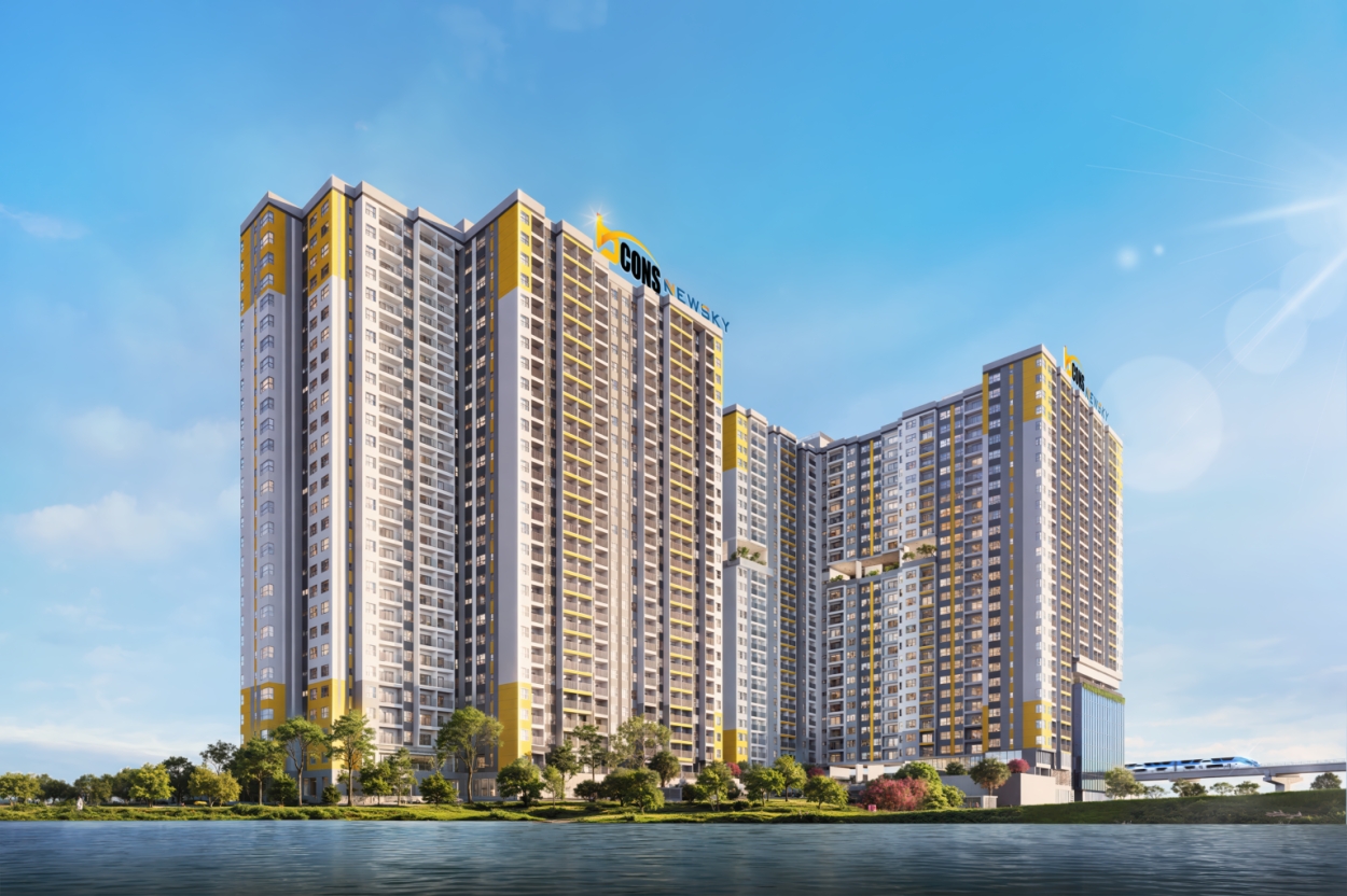 Thiết kế Bcons NewSky Hiện Đại Tối Ưu