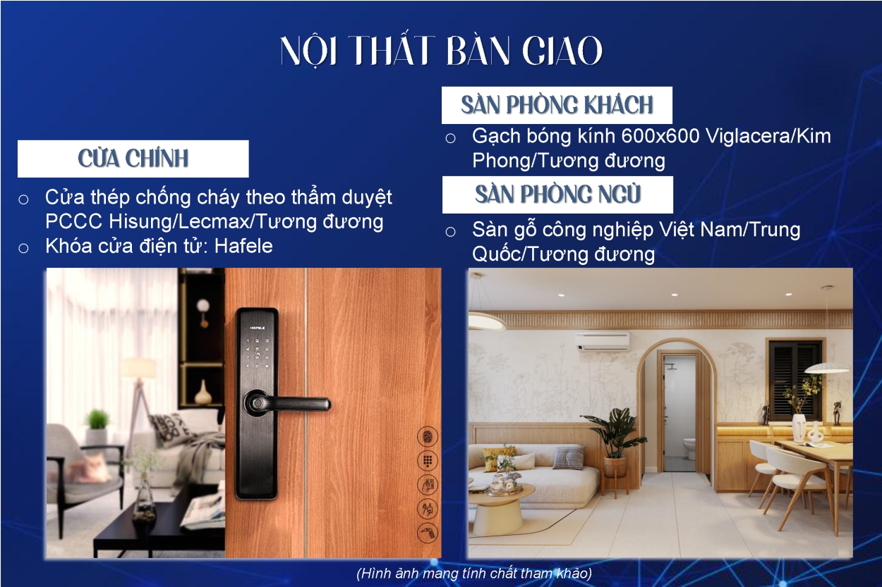 Tiêu chuẩn bàn giao nội thất cao cấp của Tập đoàn Bcons Tiêu chuẩn bàn giao nội thất cao cấp của Tập đoàn Bcons